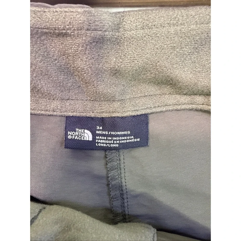 The North Face pants Men 34 Olive Green Convertible Zip Off Hiking Cargo  Belted